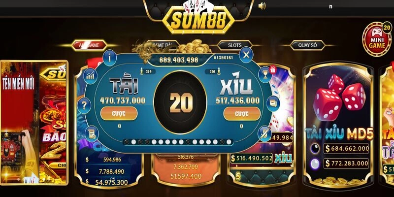 Hướng dẫn cách tham gia chơi game tài xỉu SUM88